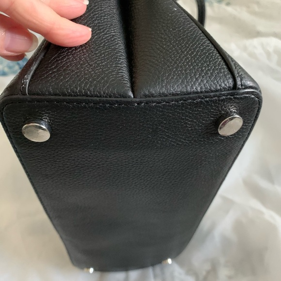 Michael Kors Black Adele Large Satchel Bag - Picture 6 of 12